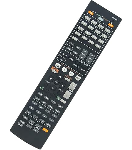 ALLIMITY RAV315 WN22730EU Télécommande Remplacer pour Yamaha DVD AV Receiver HTR-6040 RX-V461 RX-V561 HTR6040 RXV461 RXV561 WK227300EU WK227300 EU