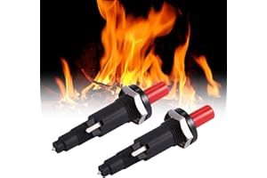 Tokaneit Riscaldatore a Gas,Accenditore Piezoelettrico,Accenditore Ceramico,Accessori per L'accensione,Accenditore Piezoelettrico a Pulsante,Accenditore Piezoelettrico per Termostufa da Esterno 2 Pz