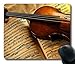 Produktbild Klassische Musik Violine und Buch Limited Design Rechteckig Mauspad von Cases & Mousepads