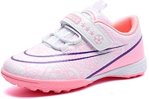 VTASQ Boys Football Boots Kids Astro Turf Trainers Junior Football Shoes Girls Soccer Shoes Indoor Outdoor Athletic Sneakers Non-Slip Sports Shoes Unisex