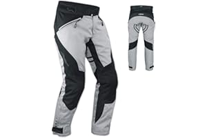 A-pro Pantaloni Impermeabili da Uomo Protezioni CE Termica Biker Riflettente Moto
