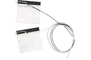 SALALIS 2-częściowy Zestaw Zintegrowany M ze Złączem IPEX4 2 Anteny, Zintegrowana Antena IPE Gene4 NGFF2.4 / 5GWiFi, Odpowiednia do Samodzielnej Instalacji Różnych Minikomputerów, Laptopów, Tabletów