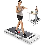 YM WPAD Tapis Roulant Elettrico SLIM, 11 cm Spessore, App KINOMAP, ZWIFT, BITGYM, Telecomando a Orologio, Bluetooth, 6 Progra