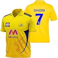Inspiration 4 U csk Jersey dhoni 7 2021 ipl