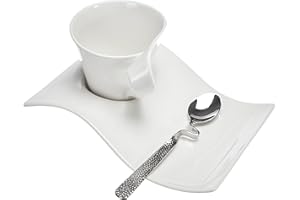 Villeroy & Boch New Wave zestaw do espresso, 3 sztuki, Cappuccino