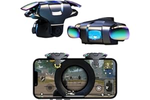 Ozkak Gatillos para Call of Duty PUBG Movil Rapid-Fire Tiro Rapido 5 Niveles, L1R1 Trigger Mobile Phone Game Controller Disparadores para Teléfonos Android y iOS