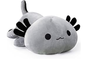 shownicer Plüschtier Axolotl Stofftier Kawaii Salamander Plüsch, Axolotl Kuscheltier Plüschkissen Spielzeug, Wurfkissen, Katze Plüsch Kissen, Schmusetier Geschenk Gefüllt für Kinder Mädchen Jungen