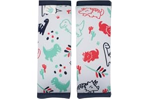 JYOKO KIDS Coussinets Protèges Ceinture Et Harnais (Dino Party, 17 x 18)