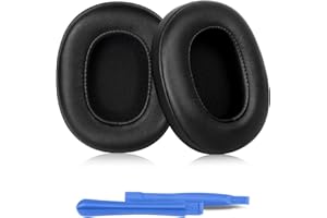 ELZO Ersatz Ohrpolster für Skullcandy Crusher Evo, Premium Ersatzpolster für Skullcandy Crusher Wireless/Evo/ANC, Hesh 3/EVO/ANC Kopfhörer, Ersatz Ohrkissen Over-Ear Headphones, Schwarz