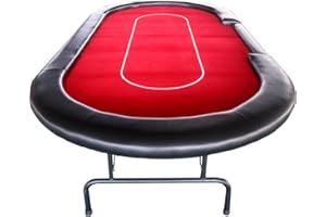 REDTOOTH POKER Poker Table Casino Standard with Strong & Foldable Metal Legs