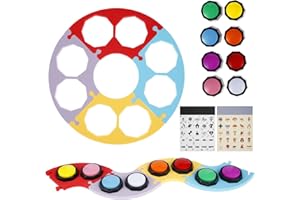 JETCLOUD 8Pcs Bouton de Communication pour Chien Bouton d'enregistrement Chien Enregistrable Clair avec tapis EVA Bouton Dressage Chien Pet Formation Buzzer Bouton Parole Chien pour Formation vocale Chien Chat