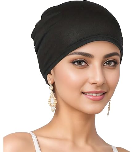 GIVBRO Berretto Da Sonno In Pizzo Slouchy Beanie Hat Night Cap Chemio