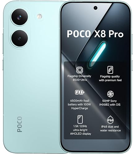 POCO X7 Pro Green 12GB RAM 512GB 5G Mobile | Mediatek Dimensity