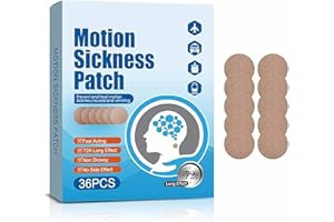UTAPOSSIN Patch Anti-mal des Transports, Anti-motion Sickness Patches, Patchs Contre le Mal des Transports, Patchs Anti-nausée Derrière l'oreille, Action Rapide et Sans Effets Secondaires