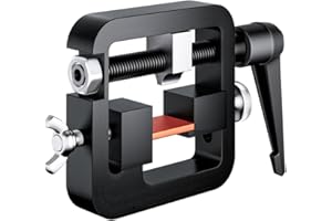 CYTGOUPER Visierschieber aus Aluminiumlegierung, hochfestes, strapazierfähiges Visierjustierwerkzeug, Feineinstellungsjustiervisierschieber zum Halten und Bearbeiten von Werkstücken