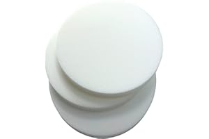 SaRani Imbottitura Cuscini Spessore Sedie Gommapiuma Tonda Coprisedie Morbida 30 kg/mc (Diametro 38x3 cm)