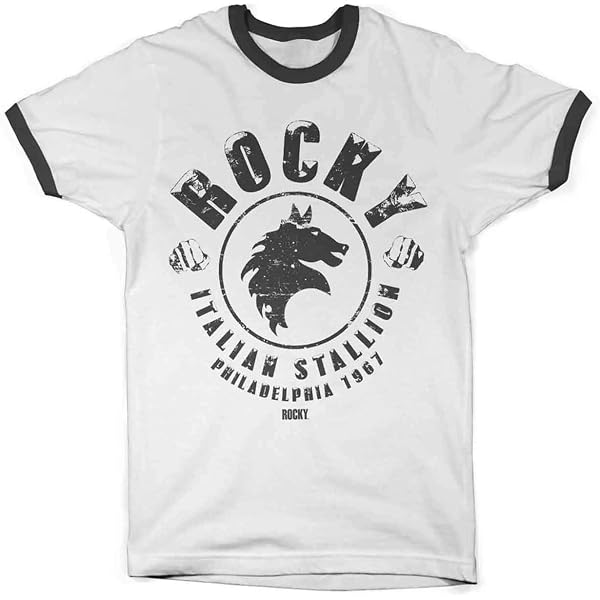 Gym T-Shirt Für Männer – Rocky Vs. Lang Motiv – 100% Baumwolle, Klassischer Schnitt