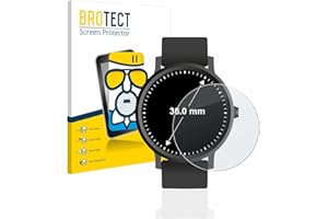 brotect Anti-Reflet Protection d'Écran Verre Mat pour Montres (Circulaire, ø: 36 mm) - Film Protecteur Vitre 9H