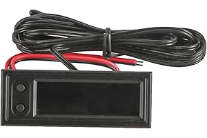 VOANZO Orologio elettronico per Auto Orologio Digitale Luminoso per Auto Orologio Decorazione ABS Accessorio per Auto con Display Verde per cruscotto Interno del Veicolo o Accessorio per Interni