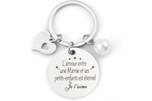 Ktiavo Porte clef original Mamie Cadeau Grand Mere Idee Cadeau Mamie Anniversaire Cadeau Noel pour Mamie Cadeau remerciement