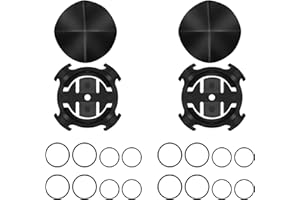 BOLOEST Supporto per bicicletta compatibile con GPS Garmin, supporto da manubrio per computer da bicicletta per Garmin Edge 200/500/510/520/800/810/1000 (con cinturino in silicone)