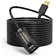 CableCreation Câble Rallonge Actif USB 3.0 A Mâle vers Femelle, 5M Extension Câble Actif Compatible avec Oculus Rift/Quest/Li