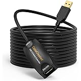CableCreation Aktiv USB 3.0 Verlängerungskabel, 5m USB Stecker auf Buchse Kabel mit Signalverstärkung Kompatibel mit Oculus R