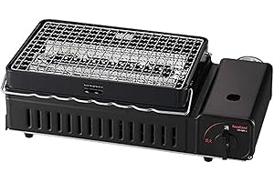 Iwatani Przenośna kuchenka gazowa do grilla ABURIYA2 CB-ABR-2, czarna