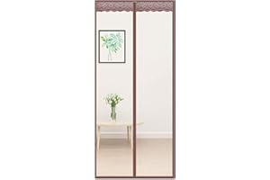 HMHD Termicas aislantes Blackout Cortinas, Cortina MagnéTica Cierre MagnéTico Cortina Aislamiento Acústico Anti-Frio, para Supermercado Centro Comercial -E-100x200CM