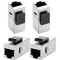 RJ45 Koppler 10 Stück - Netzwerkverbinder Cat7/Cat6/Cat5e Kompatibel