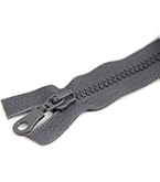 Rosa Reißverschluss Kunststoff 5mm - 50cm Nicht Teilbar Für Hosen & Taschen