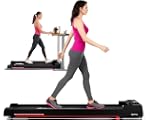 Lifelong Fit Pro Treadmill 3 HP Peak Dc Brushless Motor 2 Level Manual Incline Walking Machine at 8 km/Hr Speed with Led Display-Cardio Equipment for