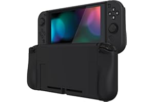 playvital Coque Protection pour Nintendo Switch Joycon Cover,Étui Housse pour Switch Console Accessoires Upgraded-Noir