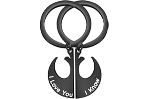 FOTAP I love you I Know set of two necklace Couples gift set Han and Leia necklace Valentines Gift