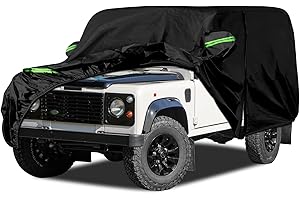 KISTRBA Funda impermeable para coche para Land Rover Defender 110 1990-2016, cubierta completa para coche, cubierta de coche, cubierta de coche, cubierta exterior invierno verano para sol, nieve, lluvia,
