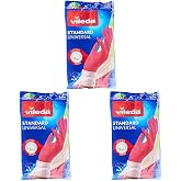 Vileda 131429 Standart Eldiven,%100 Doğal Lateks, M 3l&uuml; paket