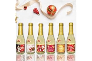 ‎AV ANDREA VERLAG 6x Piccolo 0,2l Geschenk zu Weihnachten | Sekt Secco Beerenperlwein halbtrocken | prickelnd frischer Beeren Perlwein Schaumwein aus weißen Beeren