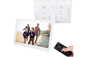 Produktabbildung: Bewinner Digitaler Bilderrahmen, 43,2 cm, multifunktional, 1440 x 900 HD Slim, unterstützt MPEG, MP4, AVI, RMV