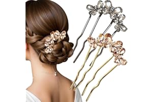 MYHIJU Vierzahngabel Kristall Schmetterling Haarkamm Zum Stecken Champagner Schwarz Schmetterlinge Haarkämme Rhinestone Butterfly Steckkamm Haare Butterflies Side Comb Haarkämme Zum Stecken Hair Accessories