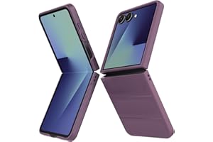 BonYonka Funda para Samsung Galaxy Z Flip 7, Funda de Silicona Resistente a Golpes y Arañazos, Forro de Microfibra Suave, Funda Integral con Protección para La Cámara, Violeta