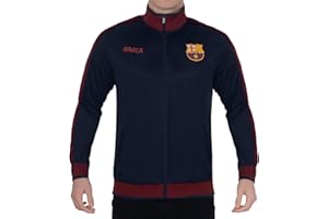 FC Barcelona Mens Jacket Track Top Retro Official Football Gift