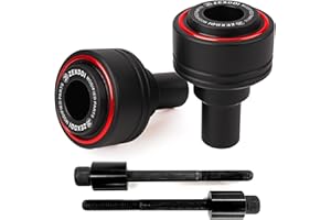 ZEXDDI Misura Per Kawasaki Z900 Z900RS z900se 2017-2024 Moto Paratelaio anticollisione Protezione anticaduta crash Z 900 2023 z900 rs accessori (Rosso)