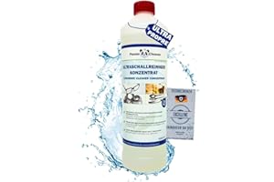 PandaCleaner Bio nettoyant à ultrasons concentré 1L - Pour lunettes, bijoux, prothèses dentaires, montres etc. - Nettoyant pour tous les appareils et fabricants (formule améliorée V2)