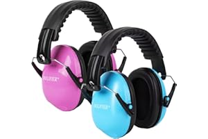 BOLIFIER Kids Ear Defenders,Safety Earmuffs Ear Protectors Noise Reduction Headphone Ear Protection Earmuffs for Boys, Girls, Toddlers & Children Age 3-16 Year Old - 26dB SNR