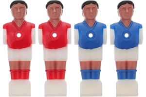 STOBOK Tischfußball Figuren Tischfußball Männer für 1,4m Tischfußball Tischkicker 4 Stück (Rot und Blau)