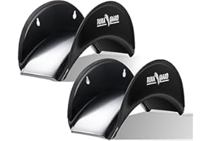 FLORA GUARD Lot de 2 supports de tuyau d'arrosage, support mural en métal, support de tuyau mural résistant à la corrosion et support de tuyau inoxydable avec vis et vis d'expansion