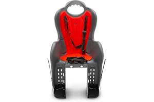 Urban Prime Seggiolino Universale Posteriore, Rosso Nero, 36 X 29 X 75 Cm