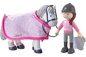 HABA - Lalki i zwierzęta do składania, 306168, kolorowe