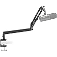 TONOR Microphone Boom Arm, Premium Low Profile Mic Arm Mic Stand for Gaming Podcasting Streaming Recording, Fully Adjustable 360° Rotatable 90° Foldable for HyperX Blue Yeti Rode Razer T20LP