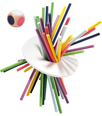 Jeu Disque Mikado Goki 56679 - Jeu D'Adresse Lumineux Et Coloré Pour Enfants Et Famille